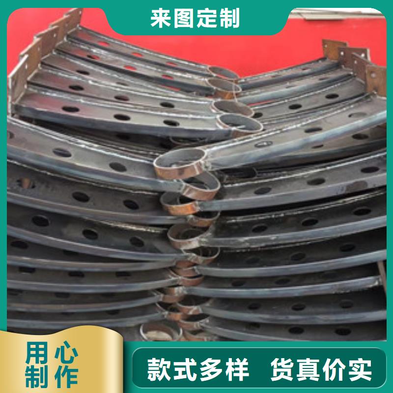 立柱不锈钢复合管桥梁护栏定制定做