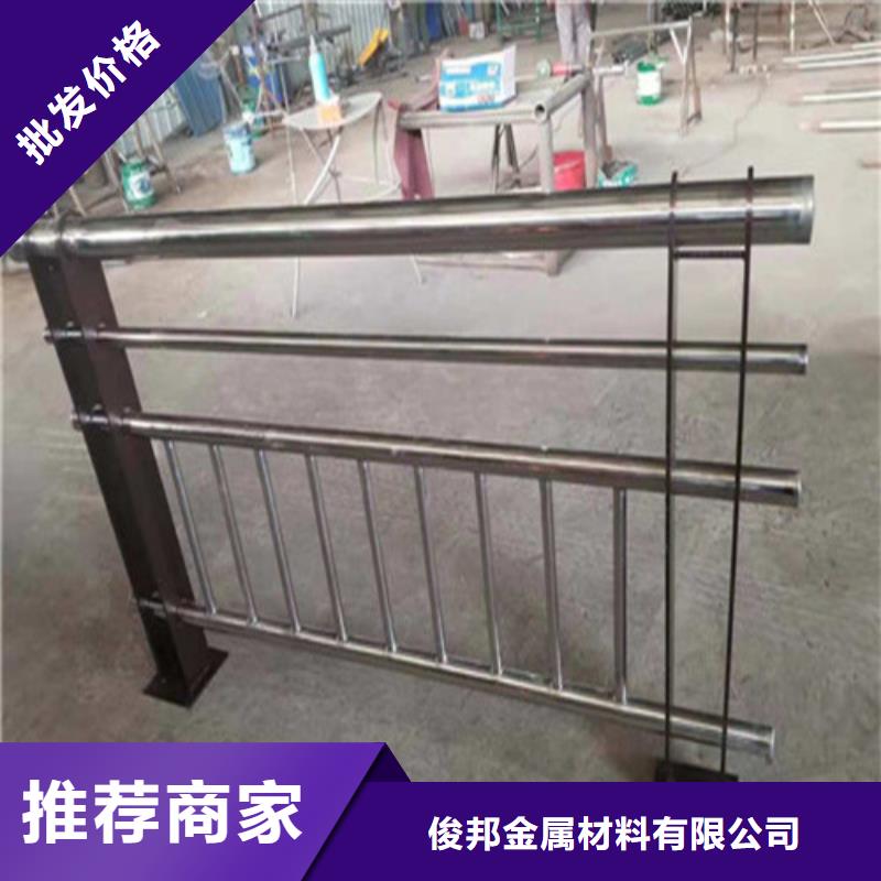 工期快的不锈钢复合管河道护栏厂家