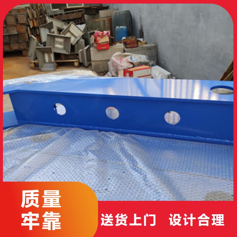 人工湖不锈钢防撞灯箱隔离栏杆新图纸
