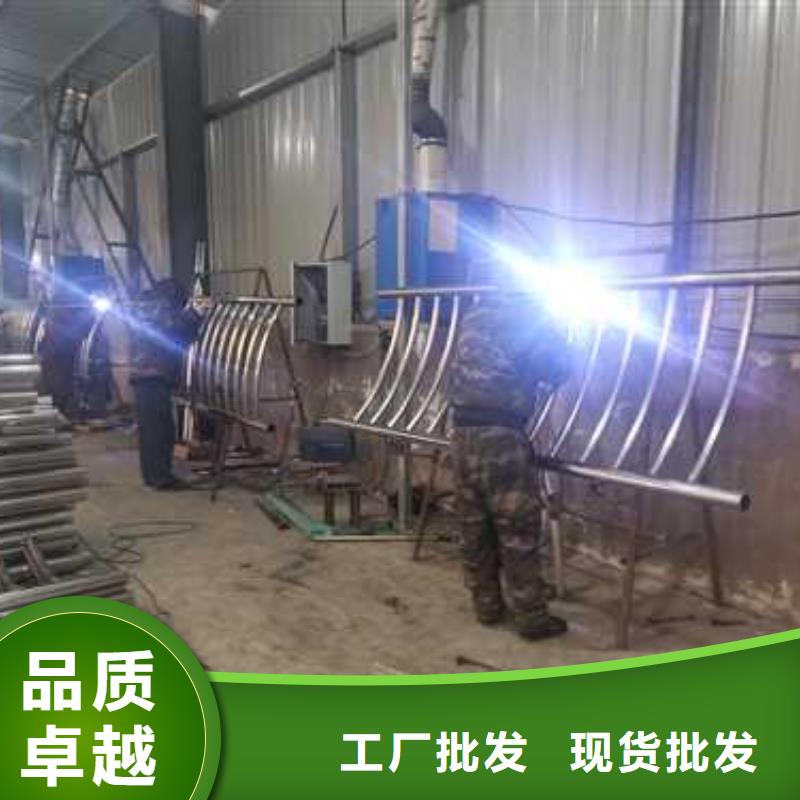 不锈钢复合管防撞护栏_河堤护栏来图加工定制