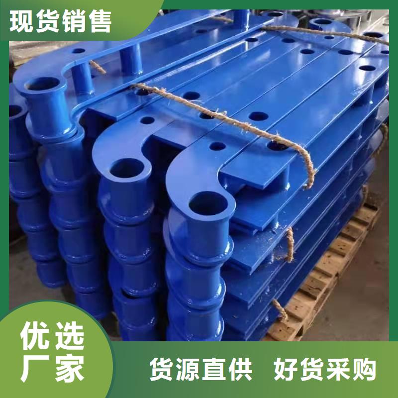 201不锈钢碳素钢复合管栏杆现场安装