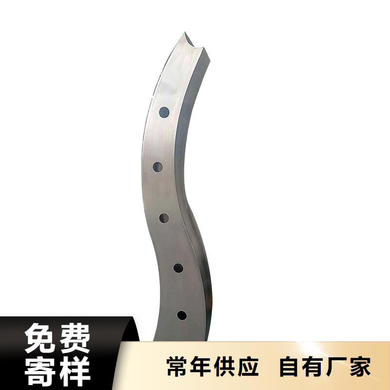 河道护栏钢背木护栏现货批发