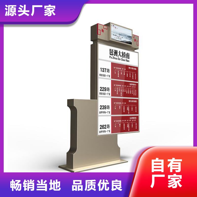 公园标识指路牌灯箱支持定制