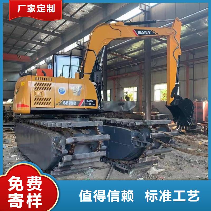 鱼塘开发挖掘机租赁直供厂家