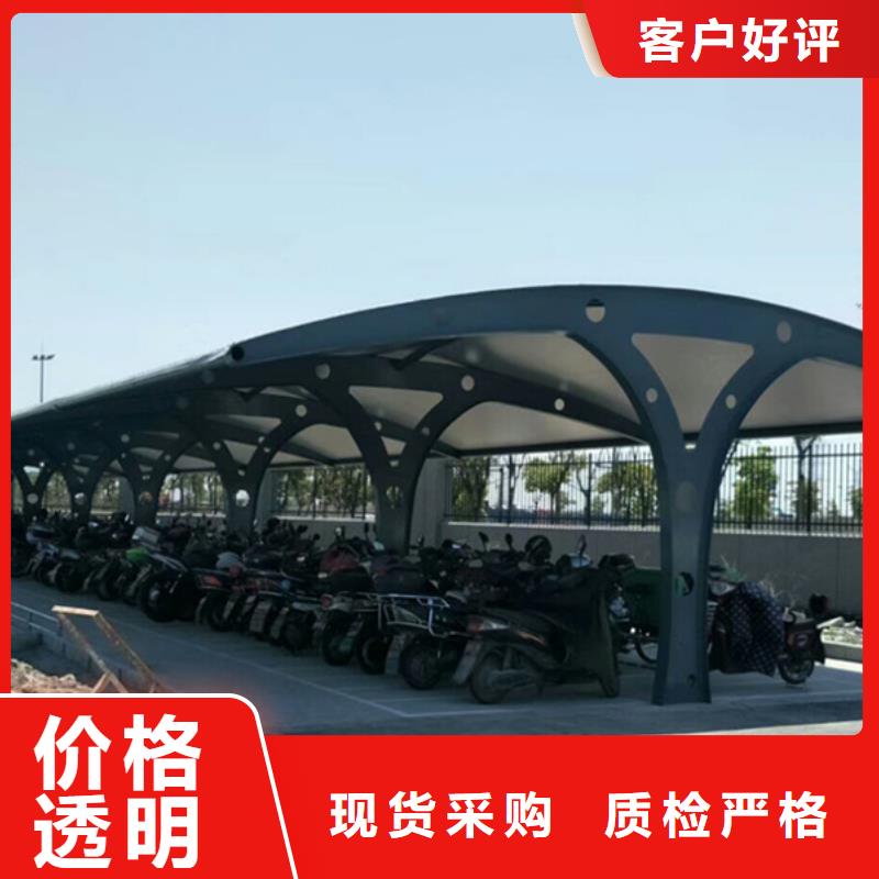 自行车停车棚不锈钢候车亭质检严格