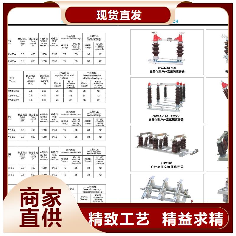 高压隔离开关三相组合式避雷器品牌大厂家