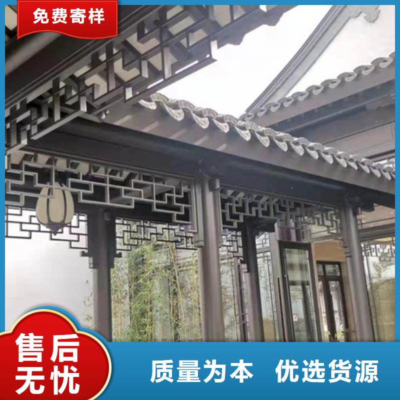 铝代木古建古铜色回廊建筑厂家经验丰富