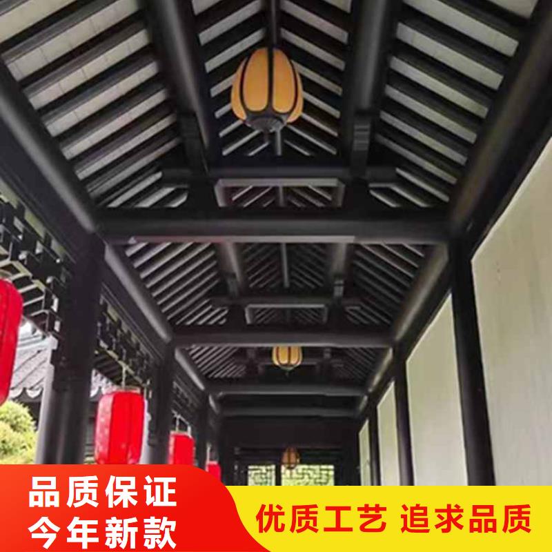 古建亭廊,铝代木园林同行低价