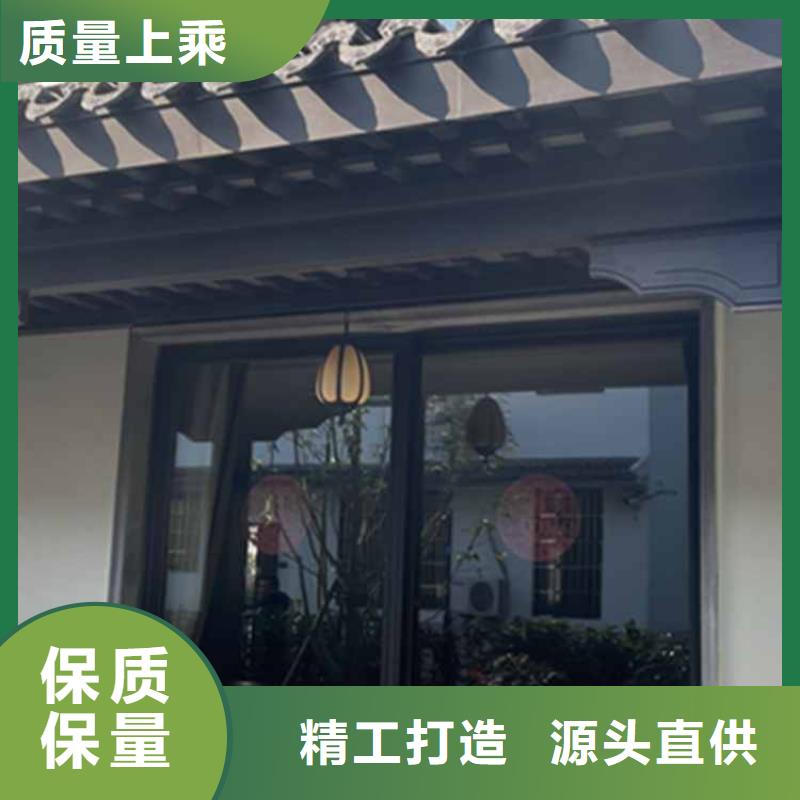 古建亭廊方形落水管用心细节
