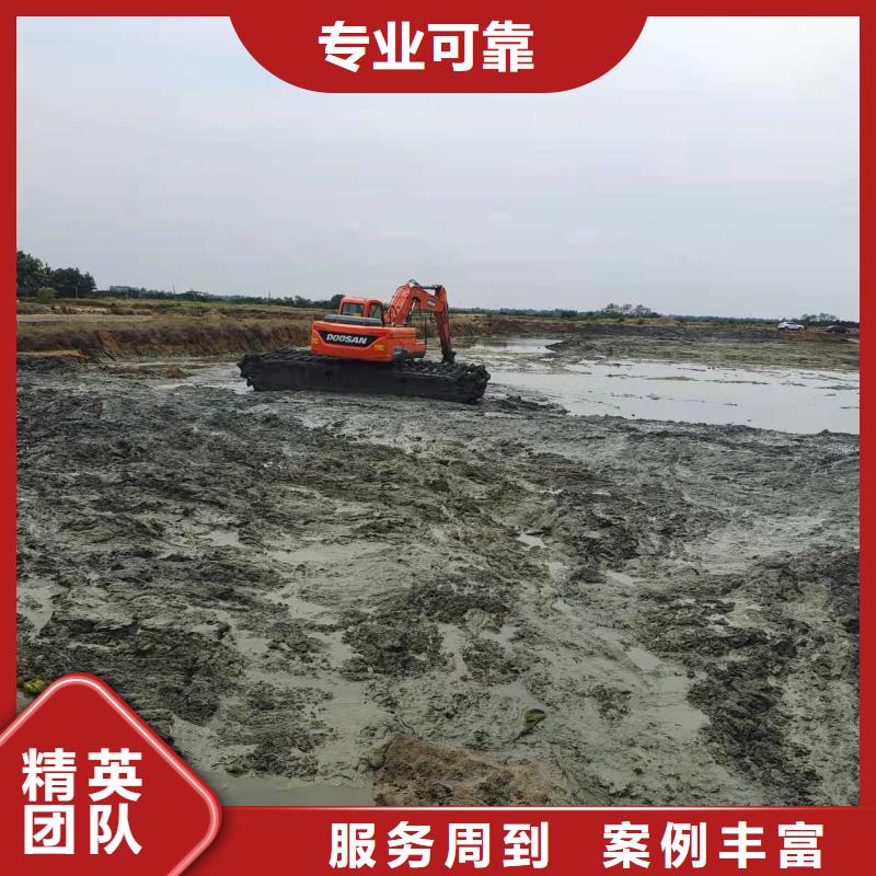 水上挖掘机租赁租赁湿地挖机公司实力商家