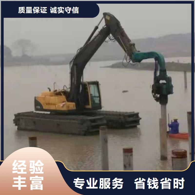 【水上挖掘机租赁】大小船挖租赁公司品质服务