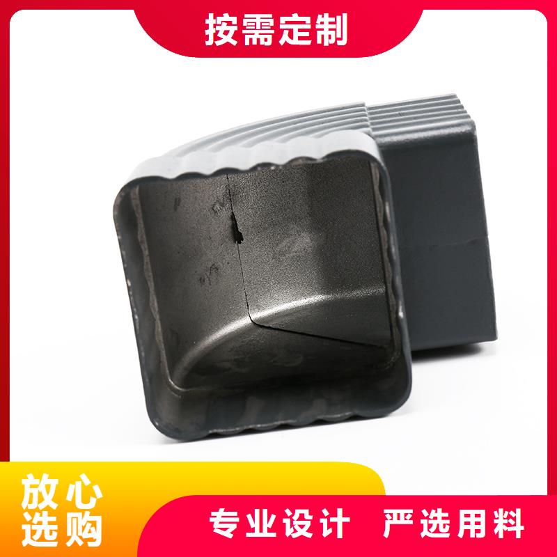 彩铝落水管安装厂家直供