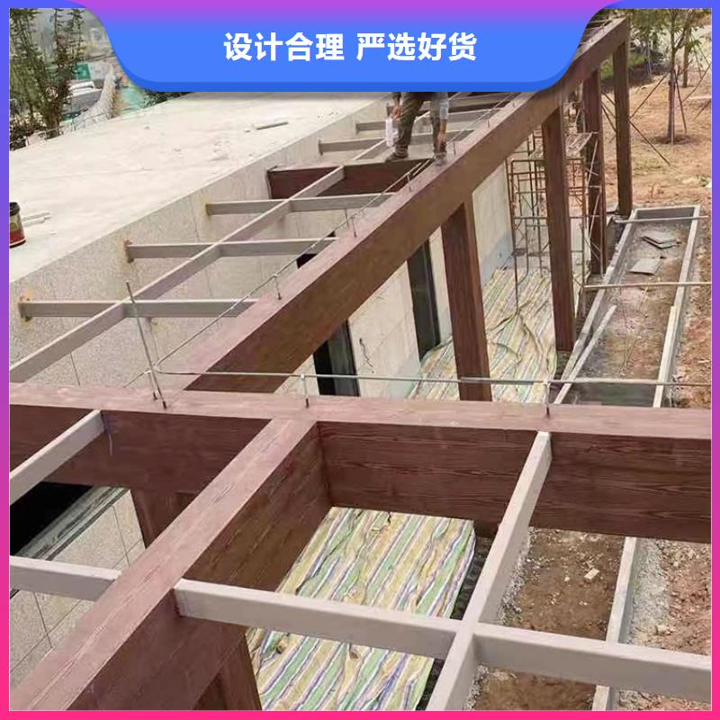 凉亭花架木纹漆批发厂家