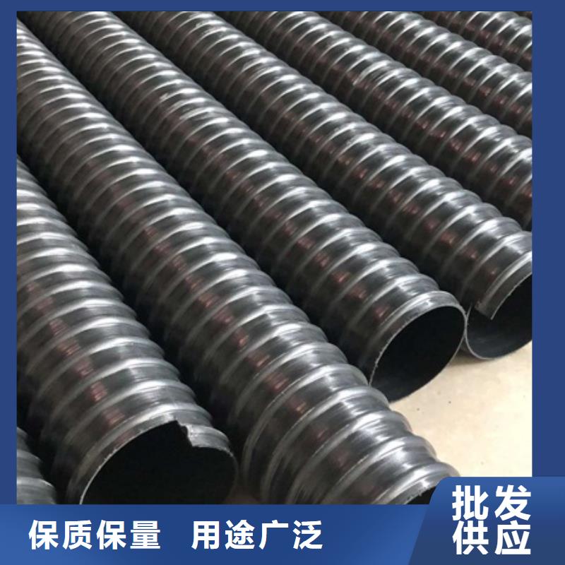 HDPE聚乙烯钢带增强缠绕管格栅管品质有保障