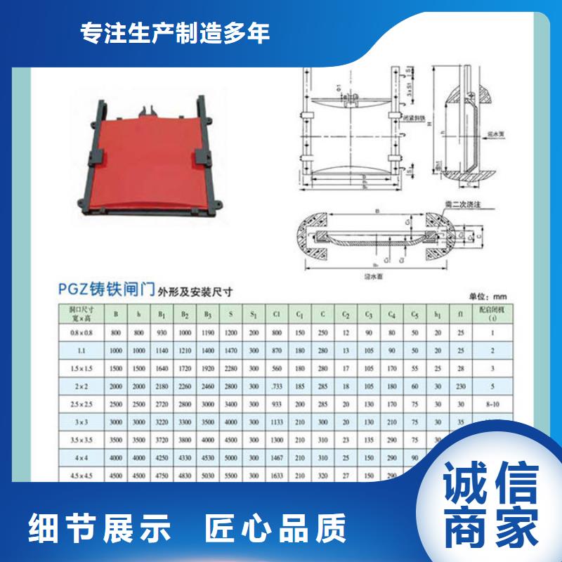 明杆式铸铁闸门用心经营